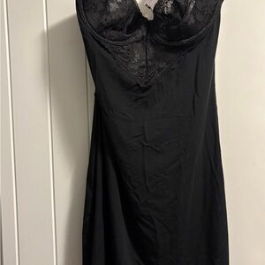 Victoria's Secret Black Lace Chemise